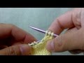 How to knit m1r make 1 right  increasing 1 stitch