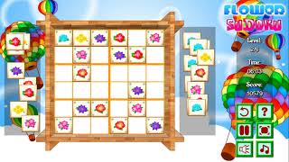 How to play Flower Sudoku game | Free online games | MantiGames.com screenshot 2