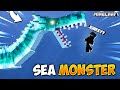 Fighting with SEA MONSTER in Minecraft World Maze! [Episode 7]