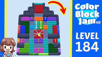 Color Block Jam Level 184 Solution Walkthrough