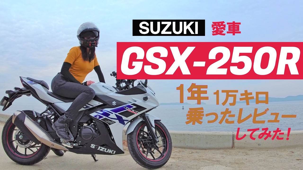 【GSX250R インプレ】約 1万km・1年 乗りました｜高速道路や燃費ツーリング｜まったり解説