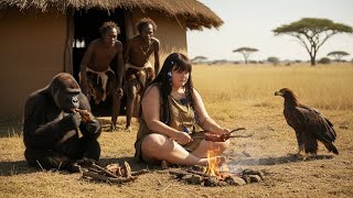 Life Million Years Ago A Gorilla Races Through The Wild To Save A Woman From Primitive Men