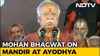 Only Ram Mandir And Nothing Else At Ayodhya Site, Says RSS Chief