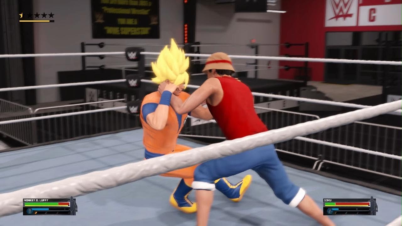 WWE 2K25: Luffy vs. Goku