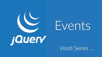 jQuery Events in Hindi