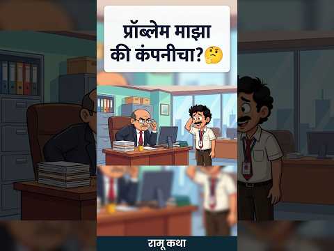 प्रॉब्लेम सांगितला म्हणून दोष माझाच? 😳 | RamuKatha #youtubeshorts #motivation #funny  #comedy #duet