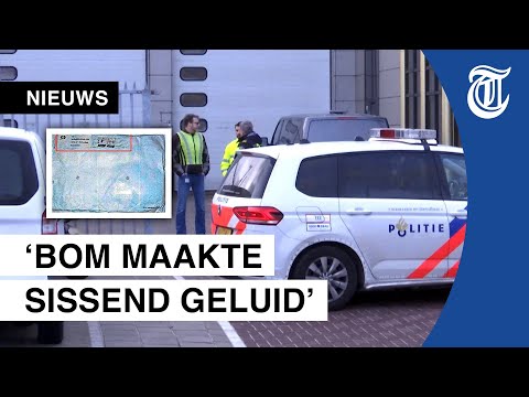Bombrief ontploft in Amsterdam