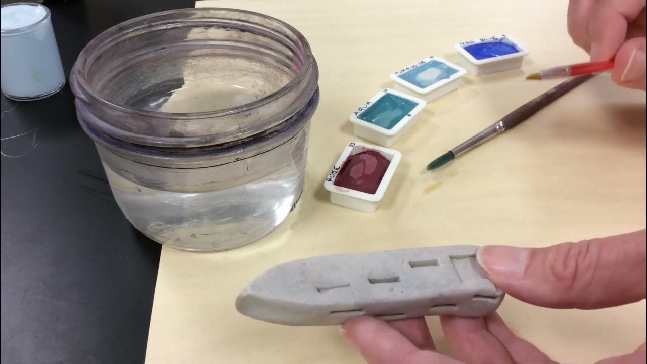 Glazing greenware with watercolor underglaze YouTube