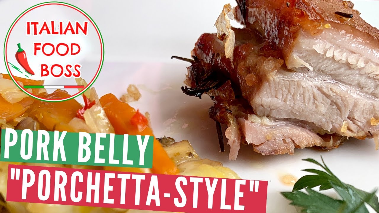 How to make Roasted Pork Belly Italian style! YouTube