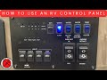 How to Use the Control Panel in a 2022 Rockwood Mini Lite 2509S