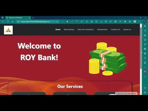 Basic Banking System - Sparks Foundation Project