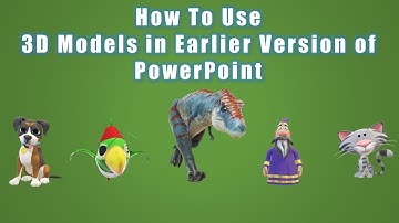 How to Download and Insert 3D Models in PowerPoint Tutorial - Lesson 15