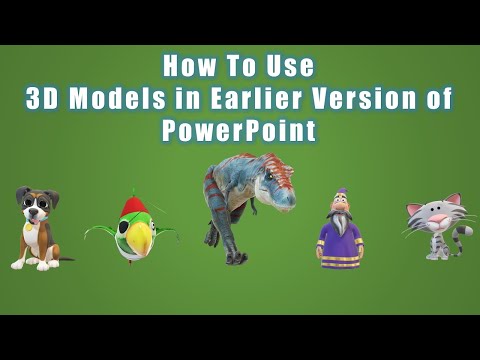 How To Create 3D Animation in PowerPoint Tutorial + Download All Animated 3D Models Free