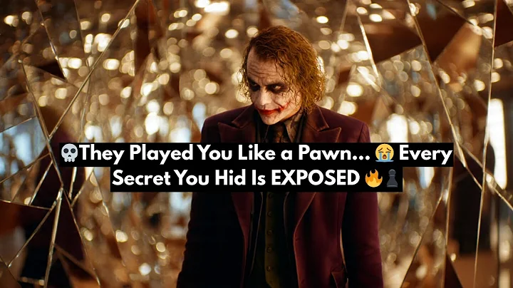 YOU WERE NEVER SAFE… 😱 THE TRUTH ABOUT YOUR IDENTITY REVEALED ♟️ | Joker Speech