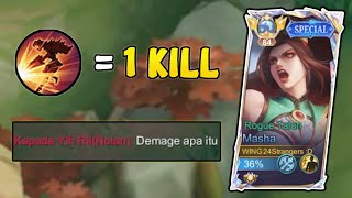 MASHA NO LIMIT ULTI SKILL = 1 KILL! THEY WERE COMPLETELY SURPRISED! 😮(TUTORIAL EXP)