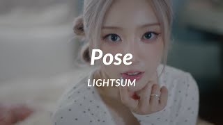 LIGHTSUM - Pose (LYRICS [ROM])