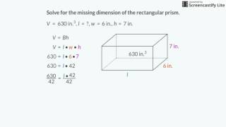 Unit 9 Lesson 5 MathCast: Volume of Rectangular Prisms 2