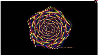 Spiral Hexagon Graphs | Make Some Very Cool 😎 Spiral Graphics | Python Turtle Lec 19