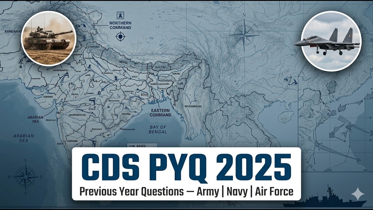 CDS PYQs 2025 | CDS Geography | CDS PYQs Geography. By Siddharth Singh ...