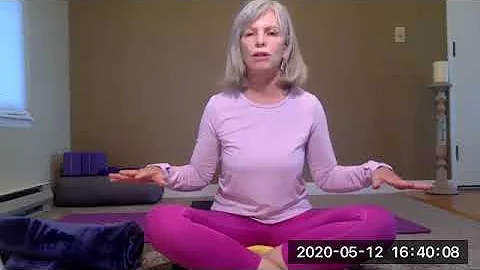 Gina's yoga class May 19th 2020