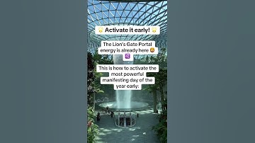 The Lions Gate portal is already open. Here’s how to activate it today! #lionsgateportal