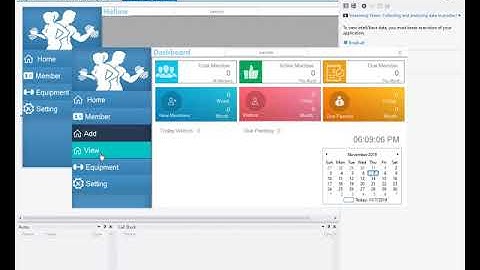 C# Gym Management System Project Visual Studio