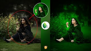 Snapseed Green Tone Concept Photo Editing | Snapseed Moody Green Tone Effect | HCN Editing