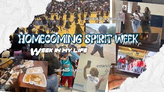 HOMECOMING SPIRIT WEEK VLOG 2023 || throwback thursday, extreme spirit day, anything but a back,etc.