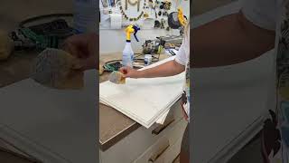 Its finally happeing!! #diy #fauxmarble #fauxmarblecountertop