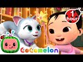 Ballerina Kitty Cat Song + More Songs for Girls | CoComelon Nursery Rhymes &amp; Kids Songs