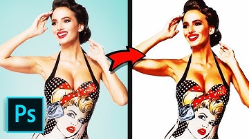 How to Create a Retro Pin-Up Poster / 1950s-Style/ Vintage Look in Photoshop