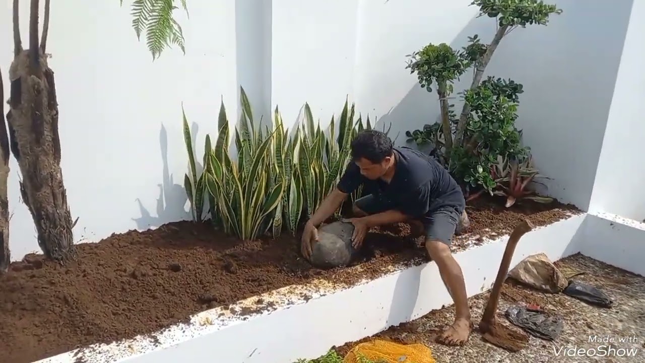 Taman Minimalis Depan Rumah  Lahan Sempit Ala @Green_Landscape