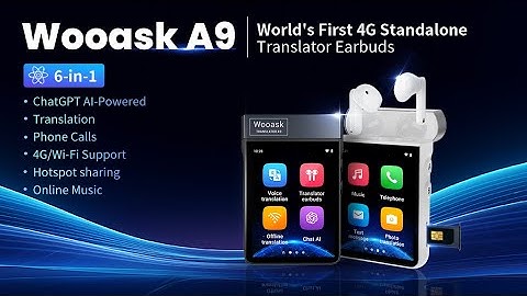 Wooask A9: The Only Translator Earbuds Powered by ChatGPT!