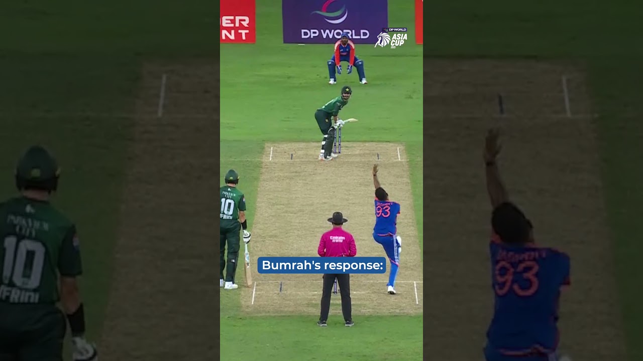Bumrah gets his revenge | India vs Pakistan | DP World Asia Cup 2025