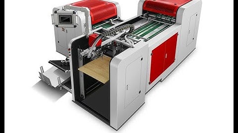 Rigid Box Making with the Saili thin paper grooving machine