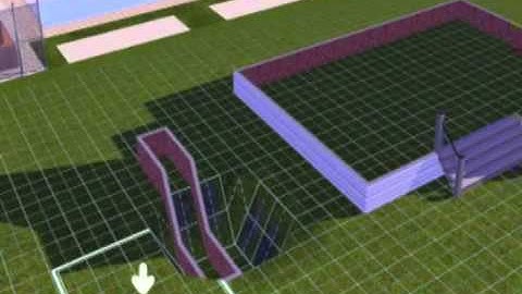 The sims 3 tutorial   how to make half walls roof   YouTube