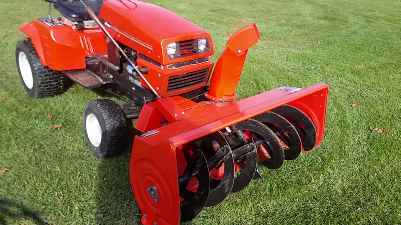 Ariens Gt18 Garden Tractor Tutorial Pics