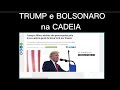 Trump e BOLSONARO na CADEIA. Factível? SIM.