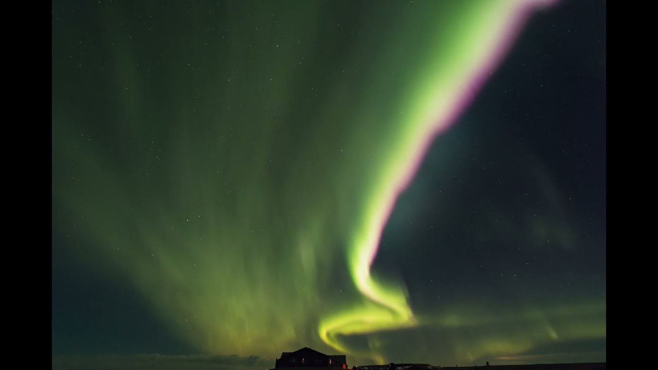 Northern lights timelapse, September 27, 2016