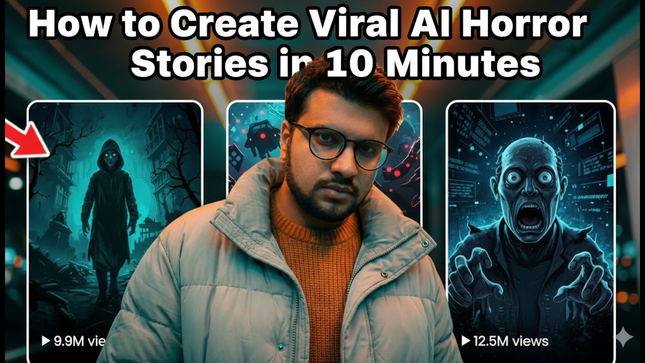 How to Create Viral AI Horror Stories in 10 Minutes - YouTube