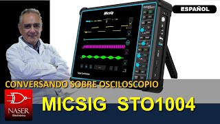 ⓂOsciloscopio Micsig STO 1004; Unboxing  Revisión general y probando medición Red Domiciliaria .