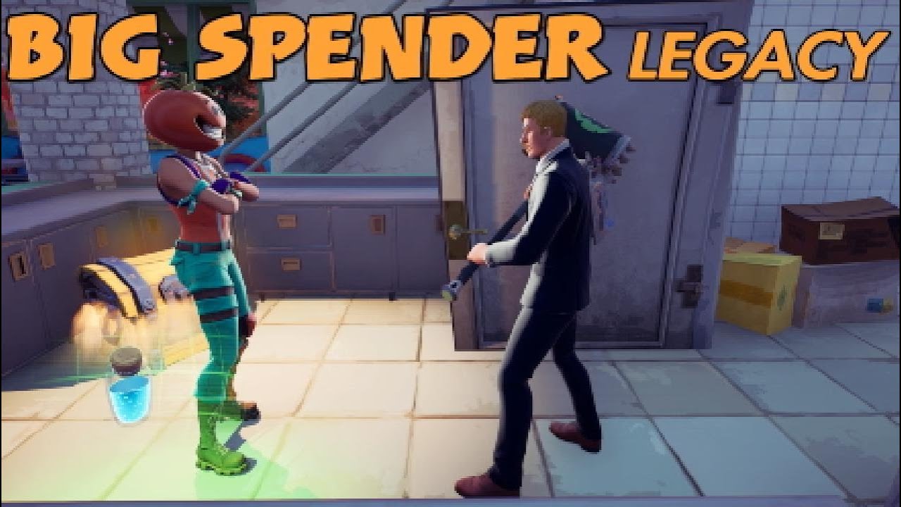 Fortnite* BIG SPENDER, Legacy Achievement Season 6 Chapter 2.