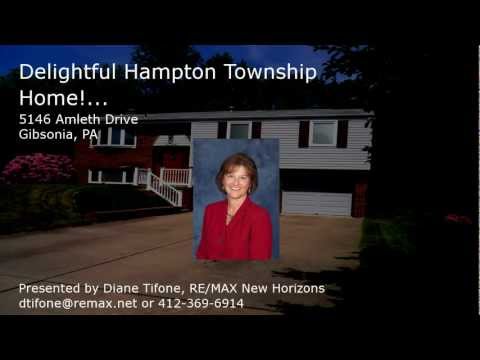 5146 Amleth Drive, Gibsonia, PA Presented by Diane...