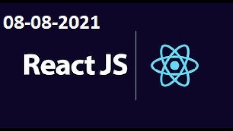 REACT JS ON ZOOM ON  08-08-2021
