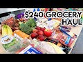 🛒 GROCERY HAUL & MEAL PLAN FOR A FAMILY OF 4 😀 HYVEE GROCERY HAUL