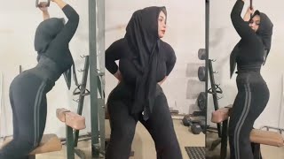 Hijab Style Olah Raga Try On Oufit Gym Big Size