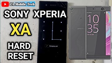 Sony Xperia XA Hard Reset | Unlock Password Sony Xperia XA Withoit Pc | ZaMobileTech