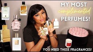 MY MOST COMPLIMENTED PERFUMES 😍 MEN LOVES THESE SCENTS| FRAGRANCE COLLECTION 2022