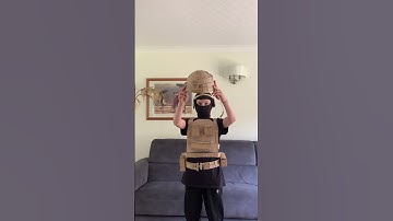 Current cardboard loadout #cardboardgun #cardboard #fakegun #diy #papercraft