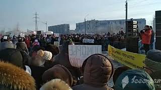 Депутат КПРФ Таскаев на антимусорном митинге в Северодвинске